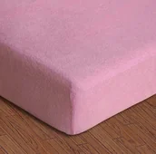 Prześcieradła - Darymex Prześcieradło z gumką Frotte jasnoróżowe 60x120 cm 5907761005990 - miniaturka - grafika 1