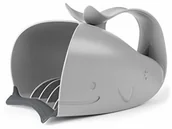 Inne akcesoria do pielęgnacji dzieci - Skip Hop Moby Wal Rinser kubek, do mycia włosów bez łków, ochrona przed szamponem, wodospad, myjka, ochrona przed pryskaniem, szary - miniaturka - grafika 1