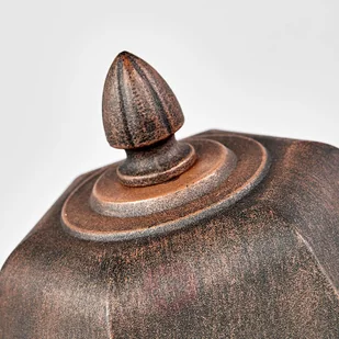 Lampenwelt LAMINA - lampa na cokół, czarno-rdzawa - Lampy ogrodowe - miniaturka - grafika 5