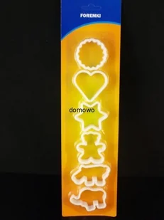 PLASTIKOWE FOREMKI wykrawacze CIASTEK- 6 szt- - Formy do ciast - miniaturka - grafika 3