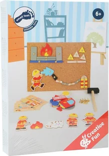 small foot Small Foot, przybijanka dla dzieci Straż pożarna - Układanki dla dzieci - miniaturka - grafika 4