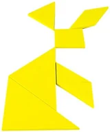 Dekoracje domu - first4magnetsTM first4magnets Tangram-Y-1 żółta pedagogicznego Logik-Puzzle i Mathe do gry, 1 opakowanie, metalowy, 25 x 10 x 3 cm TANGRAM-Y-1 - miniaturka - grafika 1