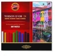 Koh-I-Noor toison D'Or 8584 kredki pastelowe miękka Artist (24 sztuk) 8584024001KS - Artykuły biurowe - miniaturka - grafika 2