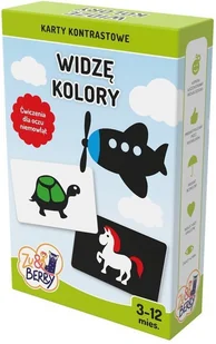Trefl Trefl Karty Kontrastowe Widzę Kolory 951108 - Zabawki sensoryczne - miniaturka - grafika 3