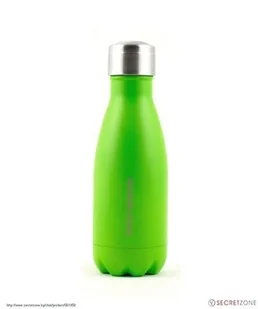 YOKO DESIGN Yoko wzornictwo 1336 butelka termoizolacyjna, o podwójnych ściankach, ze stali nierdzewnej, 19,8 x 6 x 6 cm, zielony, 19,8x6x6 cm 1336 - Termosy - miniaturka - grafika 2