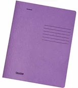 Teczki i skoroszyty - FALKEN Skoroszyt kartonowy Falken Intensivfarben 25 szt. A4 liliowy pastelowy z metalową listwą, dokumenty wpinane od góry lub od dołu. Wyprodukowano w Niemczech Certyfikat Błękitny Anioł 11287596 - miniaturka - grafika 1