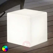Lampy ogrodowe - Cube 8 Seasons Außendekorationsleuchte LED Shining 43 cm - miniaturka - grafika 1