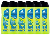 Żele pod prysznic dla mężczyzn - Adidas GET READY 400 ml x 6 szt. - miniaturka - grafika 1