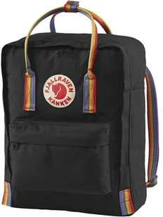 Fjallraven, Plecak, Kanken Rainbow 550-907, czarny, 16L - Plecaki - miniaturka - grafika 4