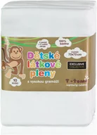 Pieluchy - T-tomi Pieluchy TETRA 70 x 70 zestaw 10 szt białe Exclussive Collection - miniaturka - grafika 1