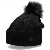 Czapki damskie - Outhorn Inni Czapka damska głęboka czerń HOZ20 CAD605 20S HOZ20 CAD605 20S _20210930164622 - miniaturka - grafika 1