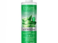 Kosmetyki do demakijażu - EVELINE COSMETICS Organic Nawilżający płyn micelarny do demakijażu z aloesem, 400 ml - miniaturka - grafika 1