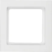Klawisze i ramki - Berker Q3 biały ramka 1 B_10116099 - miniaturka - grafika 1