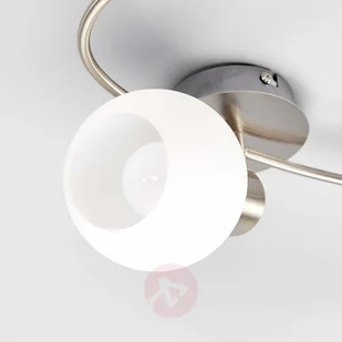 Lampenwelt Elegancka lampa sufitowa LED ELAINA, 3pkt., nikiel - Lampy sufitowe - miniaturka - grafika 5
