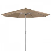 Parasole ogrodowe - Doppler parasol przeciwsłoneczny Active Teleskop 340 cm greige - miniaturka - grafika 1