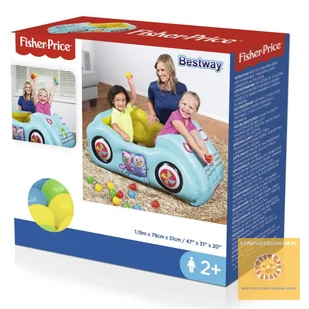 Fisher Price Samochód wyścigowy z pilkami - Suche baseny - miniaturka - grafika 6