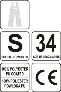 YATO SPODNIE NA SZELKACH OCIEPLANE WODOODPORNE ROZM S YT-80960 - Odzież robocza - miniaturka - grafika 5