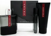 Zestawy perfum męskich - Zestaw Prada Luna Rossa Carbon 100ML + 10ML + Żel - miniaturka - grafika 1