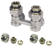 Akcesoria grzewcze - Schlosser Moduł Grzejnikowy Kątowy Złączki Pex 16 - miniaturka - grafika 1