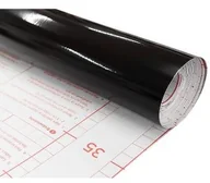 Okleiny - d-c-fix Folia Dekoracyjna Okleina Meblowa CZARNA POŁYSK 67x200 F25 F25-067R0200 - miniaturka - grafika 1