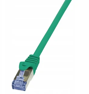 LogiLink Kabel sieciowy CQ3015S CAT 6A S/FTP AWG 26/7 RJ45 0.25 m Zielony - Patchcordy - miniaturka - grafika 2