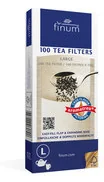Akcesoria i części AGD - Finum Finum 100 filtów do herbaty L brązowe 1942 - miniaturka - grafika 1