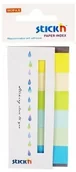 Przybory szkolne - Stickn Zakładki indeksujące papierowe. Mix 6 kolorów. Neon Summer - miniaturka - grafika 1