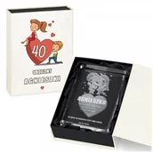 Gadżety dla niej i dla niego - Murrano Kryształ 3D grawerowany serce w spersonalizowanym opakowaniu na 30 KRSZ-D1-001 - miniaturka - grafika 1