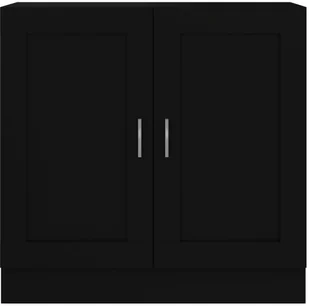 VidaXL Szafka na książki, czarna, 82,5 x 30,5 x 80 cm, płyta wiórowa 802706 VidaXL - Regały - miniaturka - grafika 6