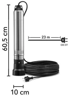 TROTEC Pompa głębinowa TDP 370 E - Pompy wodne - miniaturka - grafika 2