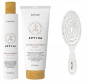 Szampony do włosów - Kemon Color Brillante Zestaw + Szczotka Gratis! - miniaturka - grafika 1