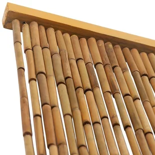 VidaXL Zasłona na drzwi, bambusowa, 100 x 200 cm 43722 VidaXL - Moskitiery - miniaturka - grafika 3