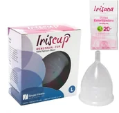 Kubeczki menstruacyjne - IRISCUP IRISCUP - KUBECZEK MENSTRUACYJNY RÓŻOWY L DUŻY D-197831 - miniaturka - grafika 1