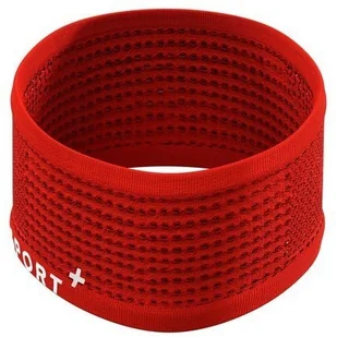 Compressport opaska na głowę HEADBAND ON/OFF V3 czerwona - Czapki i chusty sportowe męskie - miniaturka - grafika 5