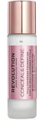 Podkłady do twarzy - Makeup Revolution Conceal &amp; Define Full Coverage Foundation - Podkład w sztyfcie - F0.2 MAKDCPSZ-WSZ - miniaturka - grafika 1