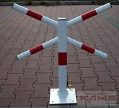 Akcesoria BHP - PL. BLOKADA PARKINGOWA SAMOZATRZASKOWA NA KLUCZ DOLNY "X NA KLUCZ" - miniaturka - grafika 1