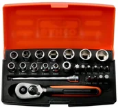 Śrubokręty - BAHCO SNA Europe Zestaw nasadek 1/4" 25 szt. SL25 SL25 - miniaturka - grafika 1