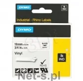 Dymo oryginalny taśma do drukarek etykiet, , 18445, S0718620, czarny druk/bi - Taśmy do drukarek barwiące - miniaturka - grafika 2