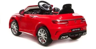 Import LEANToys Auto Na Akumulator Mercedes S63 AMG Czerwony LT1748-0 - Pojazdy elektryczne dla dzieci - miniaturka - grafika 2