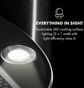 Klarstein Beretta Inox (TK15-Beretta-SS) - Okapy kuchenne - miniaturka - grafika 6