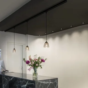 SLV Para Cone GL żyrandol, szklany klosz, czarny - Lampy sufitowe - miniaturka - grafika 2