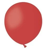 Gemar Balloons Balony 5" Pastel GEMAR Red 100 szt A50/45 - Balony i akcesoria - miniaturka - grafika 4