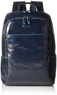 Piquadro Blue Square Plecak składany skórzany 39 cm z przegrodą na laptopa nachtblau CA3214B2-BLU2 - Torby na laptopy - miniaturka - grafika 2