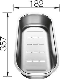 Blanco Odsączarka ze stali szlachetnej do zlewozmywaków CLASSIC PRO, 225253 - Suszarki do naczyń - miniaturka - grafika 2