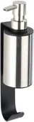 Mydelniczki i dozowniki mydła - Wenko Dozownik do mydła i płynu do dezynfekcji Turbo-Loc ze stali nierdzewnej TELDE 24676100 - miniaturka - grafika 1