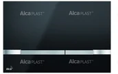 Stelaże i zestawy podtynkowe do WC - Alca PLAST Przycisk sterujący do systemów podtynkowych Alcaplast Flat Color Stripe-Black ! - miniaturka - grafika 1