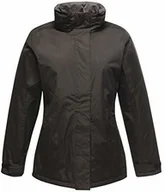 Kurtki i kamizelki sportowe damskie - Regatta Regatta Wodoodporna kurtka damska Hydra Fort brzoskwiniowy poliester Beauford Izolowana kurtka Czarny 18 Rg052/Tra362 - miniaturka - grafika 1