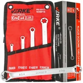 Klucze i nasadki - Verke Klucze Oczkowe Torx E6-E24 4 szt Zestaw Etui - miniaturka - grafika 1