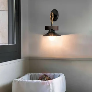 Faro Barcelona Nudos Lampa ścienna Ciemnobrązowy, 1-punktowy 68138 - Lampy ścienne - miniaturka - grafika 2