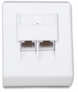 Intellinet Gniazdo natynkowe 2xRJ45 Cat. 5e LUX - Gniazdka elektryczne - miniaturka - grafika 4